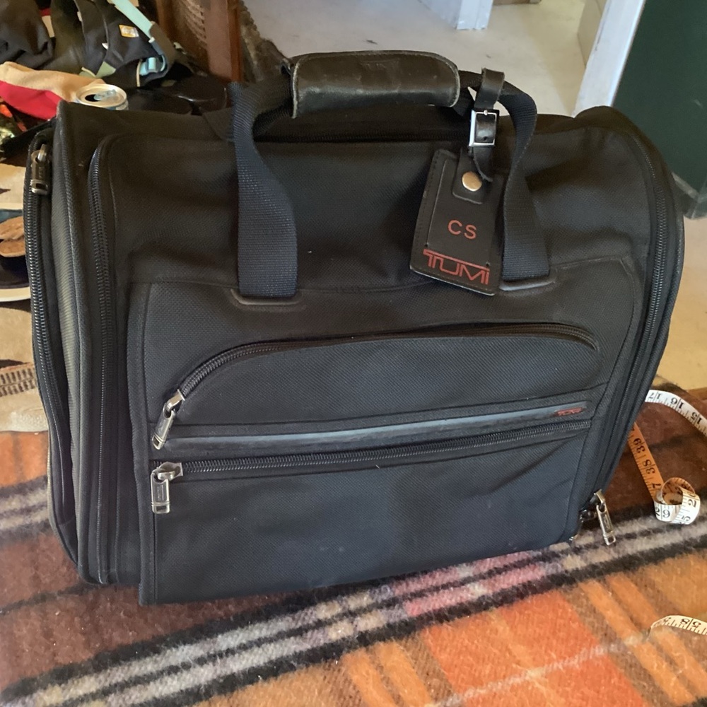 Tumi Rolling Carry-On Laptop Travel Bag 2 Wheel Luggage Authentic